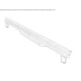 Floor aluminum linear external profile Krzywcza