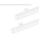 Aluminiowy profil liniowy zewnętrzny do montażu sufitowego do modułów LED Vellmar