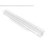 Floor aluminum linear external profile Krzywcza