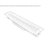 Floor aluminum linear external profile Krzywcza