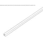 Metal linear profile for wall mounting Mart