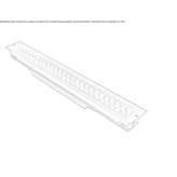 Floor aluminum linear external profile Krzywcza