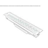 RGB aluminum linear floor profile for outdoor applications Krzywcza