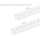 Aluminiowy profil liniowy zewnętrzny do montażu sufitowego do modułów LED Didsbury