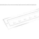 Floor aluminum linear external profile Hailsham