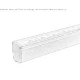 Aluminiowy profil liniowy zewnętrzny do montażu sufitowego do modułów LED Demen