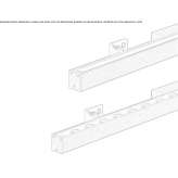 Aluminiowy profil liniowy zewnętrzny do montażu sufitowego do modułów LED Vellmar