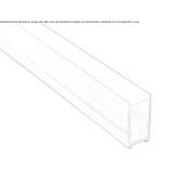Outdoor metal linear profile Gartow