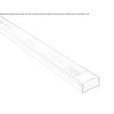 Aluminiowy profil liniowy zewnętrzny Lipovat