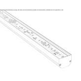Aluminiowy profil liniowy zewnętrzny Zacapu