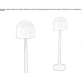 Aluminiowy słupek oświetleniowy LED Orsago