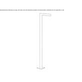LED lighting pole made of extruded aluminum Cokesina