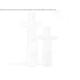 Concrete LED lighting bollard Lyskovo