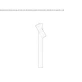 Lighting pole made of extruded aluminum Lopik