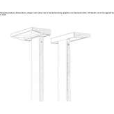 Powder-coated aluminum LED lighting pole Berrimah