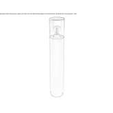 LED bollard lamp made of glass and aluminum Boras