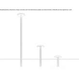 Metal LED lighting pole Diesen
