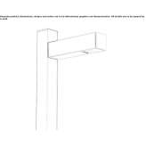 Aluminum lighting pole Caglarca