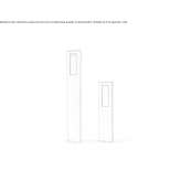 Aluminum LED lighting pole Pannes