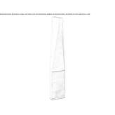 Outdoor LED bollard made of Carrara marble Carhue