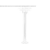LED lighting pole made of galvanized steel Vivy