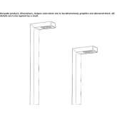 LED lighting pole made of extruded aluminum Aliseda