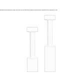 Aluminum LED lighting pole Calama
