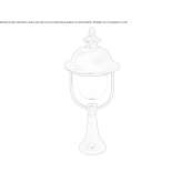 Aluminum and copper lighting pole Albia