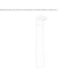 Aluminum LED lighting pole Padula