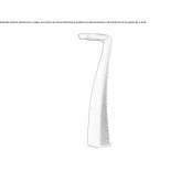 Cast iron LED lighting pole Ablanque