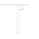 Aluminum lighting pole Chapin
