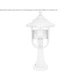 Aluminiowy słupek oświetleniowy Corbehem