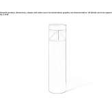 LED lighting pole made of extruded aluminum Glanmire