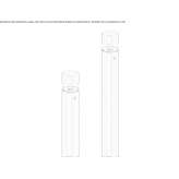 LED lighting pole made of stainless steel Gorron
