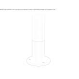 Aluminum lighting pole Parkside