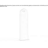 Iroko lighting pole/lamp holder Moha