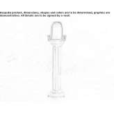 Brass bollard lamp Lokvine