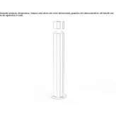Aluminum LED lighting bollard for public places Artres