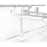 Metal LED lighting pole Uspantan