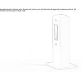 Aluminiowy słupek oświetleniowy LED Samedan