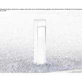 Aluminiowy słupek oświetleniowy LED Gersheim