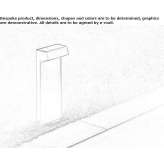 Aluminum lighting pole Ceccano