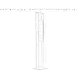 LED lighting pole made of stainless steel Mersch