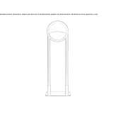 Powder-coated aluminum LED lighting pole Yasha
