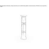 LED lighting pole made of stainless steel Fossoli