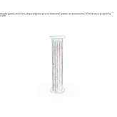 LED lighting pole made of stainless steel Fossoli