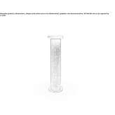 LED lighting pole made of stainless steel Fossoli