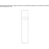 Słupek oświetleniowy LED z odlewanego ciśnieniowo aluminium Campion