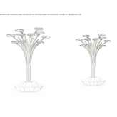 Stainless steel garden bench/lamp Trebgast