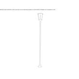 Aluminiowa latarnia ogrodowa LED z odlewu ciśnieniowego Lorn